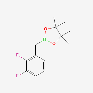 molecular formula C13H17BF2O2 B13667087 2-(2,3-Difluorobenzyl)-4,4,5,5-tetramethyl-[1,3,2]dioxaborolane 