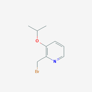 molecular formula C9H12BrNO B13667107 2-(Bromomethyl)-3-isopropoxypyridine 