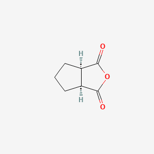 molecular formula C7H8O3 B1366716 顺式-四氢-1H-环戊并[c]呋喃-1,3(3aH)-二酮 CAS No. 35878-28-5
