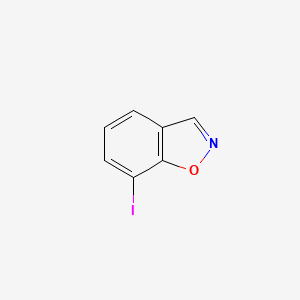 molecular formula C7H4INO B13667213 7-Iodobenzo[d]isoxazole 