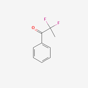 molecular formula C9H8F2O B1366728 2,2-二氟-1-苯基-1-丙酮 CAS No. 703-17-3