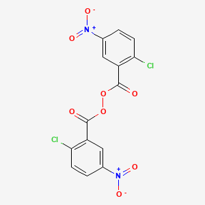 molecular formula C14H6Cl2N2O8 B13667304 Bis(2-chloro-5-nitrobenzoyl) Peroxide 