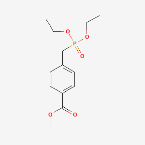 molecular formula C13H19O5P B1366740 Methyl 4-(diethoxyphosphorylmethyl)benzoate CAS No. 14295-52-4