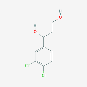 molecular formula C9H10Cl2O2 B13667432 (S)-1-(3,4-Dichlorophenyl)-1,3-propanediol 