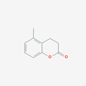 molecular formula C10H10O2 B13667452 5-Methylchroman-2-one 