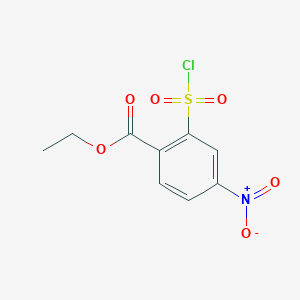 Ethyl 2-(chlorosulfonyl)-4-nitrobenzoate