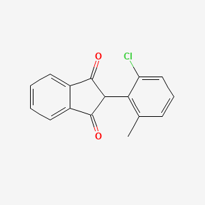 2-(2-Chloro-6-methylphenyl)-1H-indene-1,3(2H)-dione