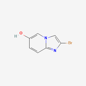 molecular formula C7H5BrN2O B13667549 2-Bromoimidazo[1,2-a]pyridin-6-ol CAS No. 1785180-00-8