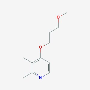 molecular formula C11H17NO2 B13667592 4-(3-Methoxypropoxy)-2,3-dimethylpyridine 