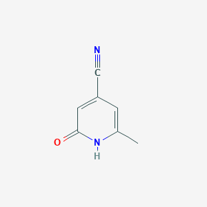 molecular formula C7H6N2O B13667633 6-Methyl-2-oxo-1,2-dihydropyridine-4-carbonitrile 