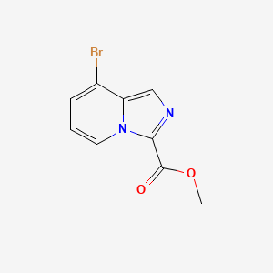 molecular formula C9H7BrN2O2 B13667713 Methyl 8-Bromoimidazo[1,5-a]pyridine-3-carboxylate 