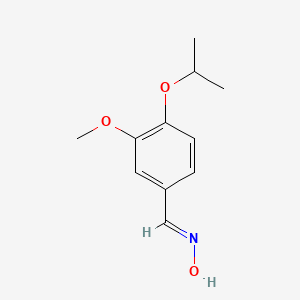 molecular formula C11H15NO3 B1366777 4-Isopropoxy-3-methoxybenzaldehyde oxime CAS No. 98799-36-1