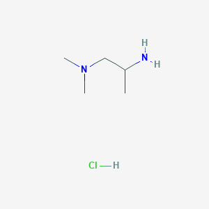 molecular formula C5H15ClN2 B13667887 N1,N1-Dimethylpropane-1,2-diamine hydrochloride 