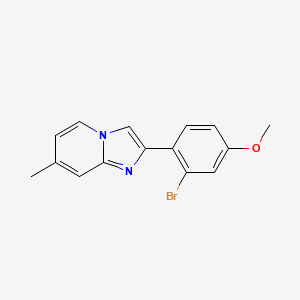 2-(2-Bromo-4-methoxyphenyl)-7-methylimidazo[1,2-a]pyridine