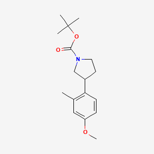 1-Boc-3-(4-methoxy-2-methylphenyl)pyrrolidine