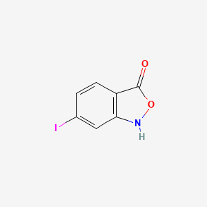 molecular formula C7H4INO2 B13667948 6-Iodobenzo[c]isoxazol-3(1H)-one 