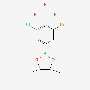 3-Bromo-5-chloro-4-(trifluoromethyl)phenylboronic Acid Pinacol Ester