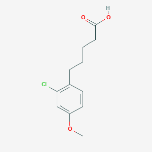 5-(2-Chloro-4-methoxyphenyl)pentanoic acid