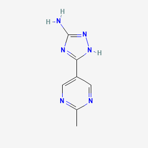 5-Amino-3-(2-methyl-5-pyrimidinyl)-1H-1,2,4-triazole