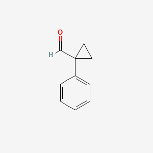 molecular formula C10H10O B1366810 1-苯基环丙烷甲醛 CAS No. 21744-88-7