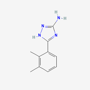 molecular formula C10H12N4 B13668111 3-(2,3-Dimethylphenyl)-1H-1,2,4-triazol-5-amine CAS No. 1016495-51-4