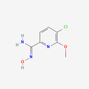 5-Chloro-N-hydroxy-6-methoxypicolinimidamide