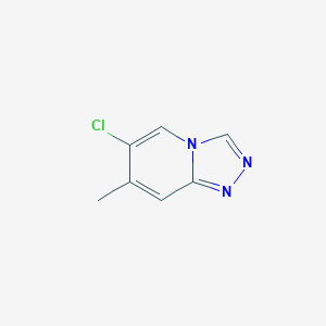 6-Chloro-7-methyl-[1,2,4]triazolo[4,3-a]pyridine