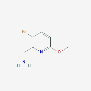 molecular formula C7H9BrN2O B13668211 (3-Bromo-6-methoxypyridin-2-yl)methanamine 