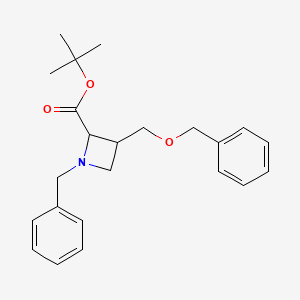 tert-Butyl (2S,3R)-1-Benzyl-3-[(benzyloxy)methyl]azetidine-2-carboxylate