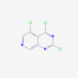 molecular formula C7H2Cl3N3 B13668261 2,4,5-Trichloropyrido[3,4-d]pyrimidine 