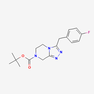 tert-Butyl 3-(4-fluorobenzyl)-5,6-dihydro-[1,2,4]triazolo[4,3-a]pyrazine-7(8H)-carboxylate