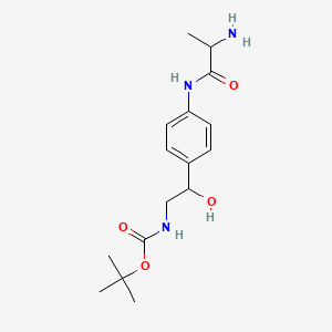 (2S)-2-Amino-N-[4-[2-(Boc-amino)-1-hydroxyethyl]phenyl]propanamide