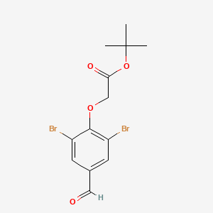 tert-Butyl 2-(2,6-Dibromo-4-formylphenoxy)acetate