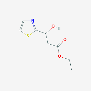 Ethyl 3-Hydroxy-3-(2-thiazolyl)propanoate