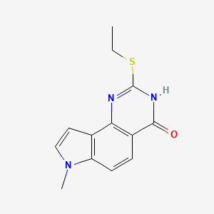 2-(Ethylthio)-7-methyl-1H-pyrrolo[2,3-h]quinazolin-4(7H)-one