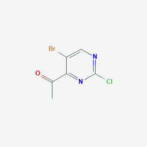 1-(5-Bromo-2-chloropyrimidin-4-yl)ethanone