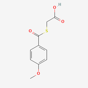 [(4-Methoxybenzoyl)thio]acetic acid