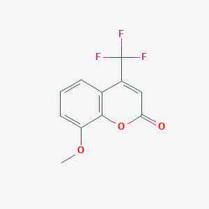 8-Methoxy-4-(trifluoromethyl)-2H-chromen-2-one