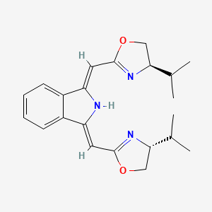 (1Z,3Z)-1,3-Bis(((R)-4-isopropyl-4,5-dihydrooxazol-2-yl)methylene)isoindoline