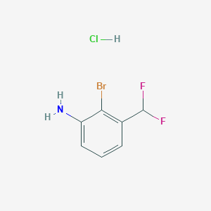 2-Bromo-3-(difluoromethyl)aniline hydrochloride