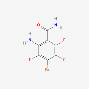 2-Amino-4-bromo-3,5,6-trifluoro-benzamide