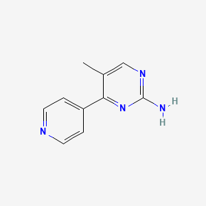 5-Methyl-4-(4-pyridyl)pyrimidin-2-amine