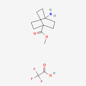 Methyl 4-aminobicyclo[2.2.2]octane-1-carboxylate 2,2,2-trifluoroacetate