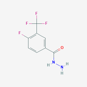 4-Fluoro-3-(trifluoromethyl)benzohydrazide