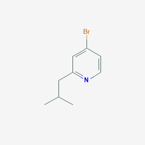 4-Bromo-2-isobutylpyridine