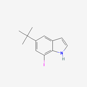 5-(tert-Butyl)-7-iodo-1H-indole