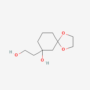 7-(2-Hydroxyethyl)-1,4-dioxaspiro[4.5]decan-7-ol