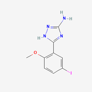 5-Amino-3-(5-iodo-2-methoxyphenyl)-1H-1,2,4-triazole