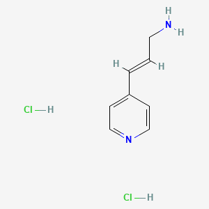 (E)-3-(Pyridin-4-yl)prop-2-en-1-amine dihydrochloride