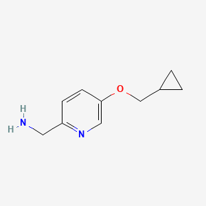 (5-(Cyclopropylmethoxy)pyridin-2-yl)methanamine